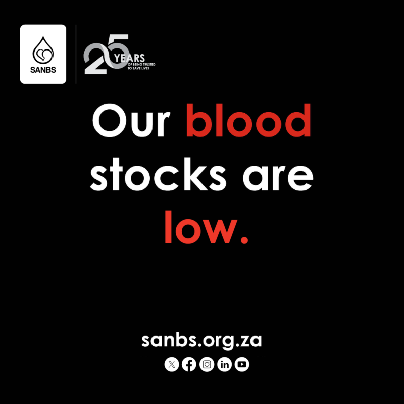 Crisis Media Release – Low Blood Stock